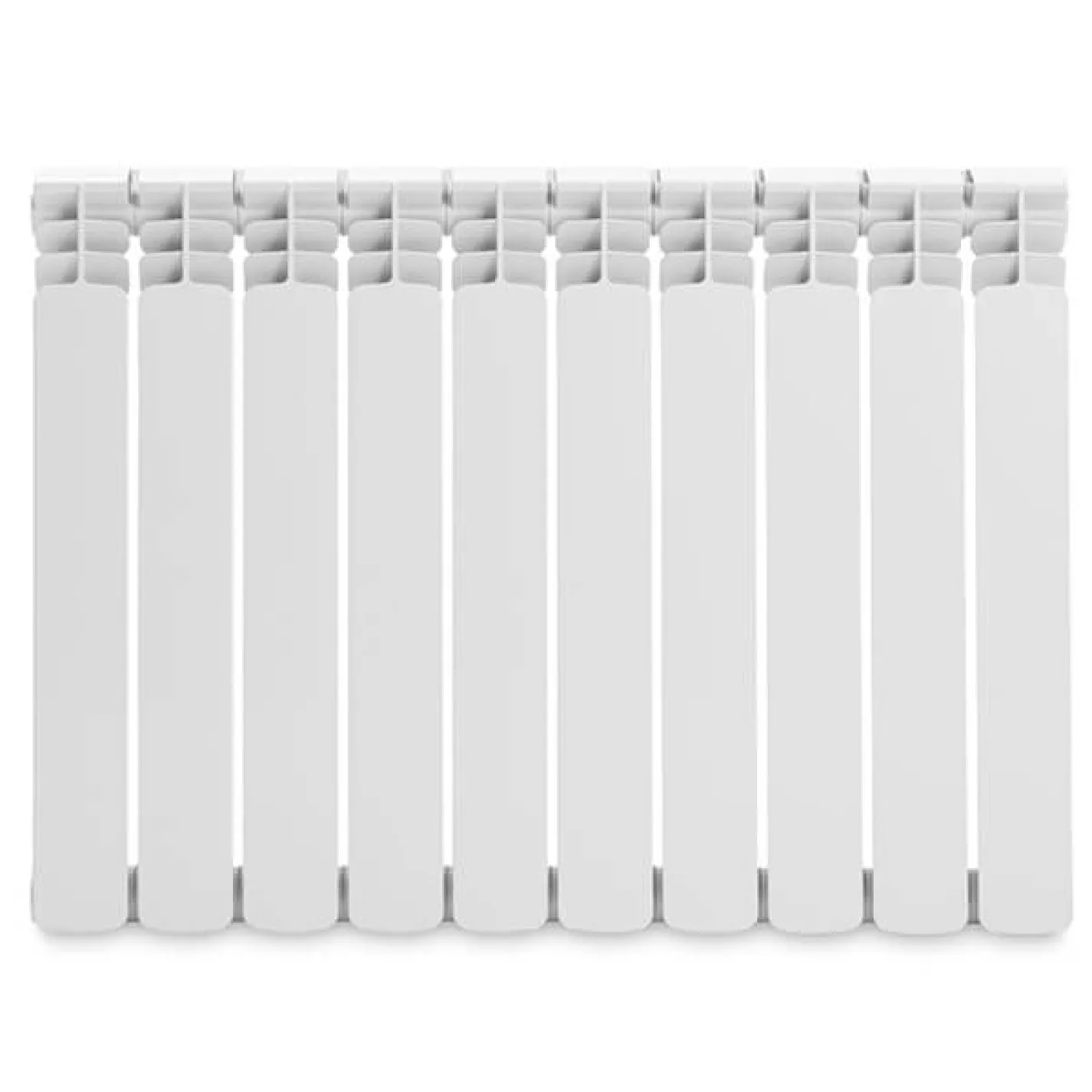Биметаллический радиатор Elite 500x96 белый 10 секций - Фото 1